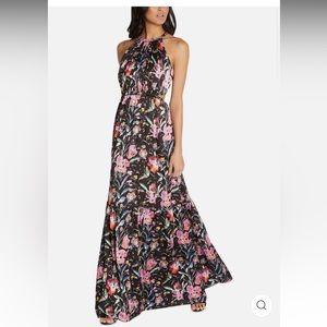 Like New Aidan Mattox Floral Sleeveless Formal Dress, Sz 4, Unaltered
